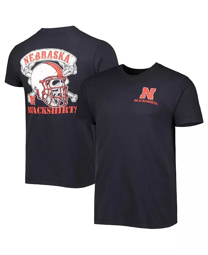 

Мужская черная футболка Nebraska Huskers Hyperlocal Image One