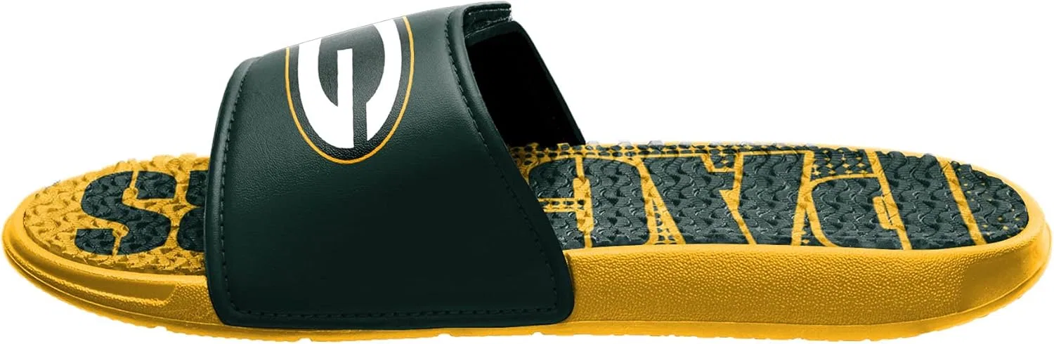 Мужские спортивные тапочки FOCO Legacy Velcro Sport Slide New York Giants Legacy Sport с застежкой-липучкой - размер Large, Gradient Wordmark — фото 4