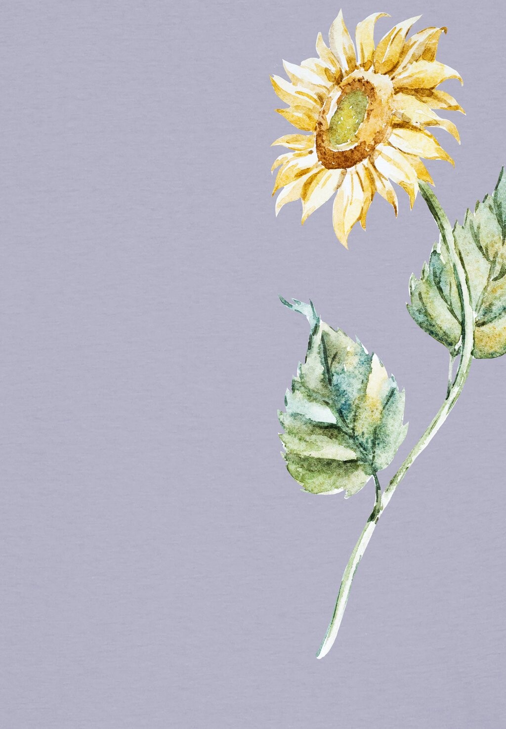 

Футболка с принтом SONNENBLUME watapparel, фиолетовый