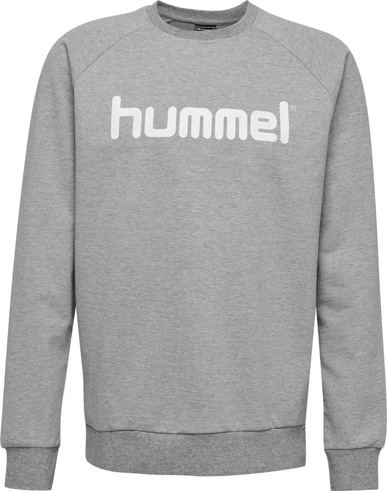 Свитшот детский с принтом Hummel, серый — фото 3
