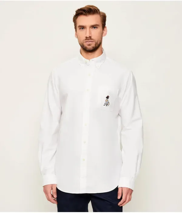 Рубашка custom fit Polo Ralph Lauren, белый — фото 3