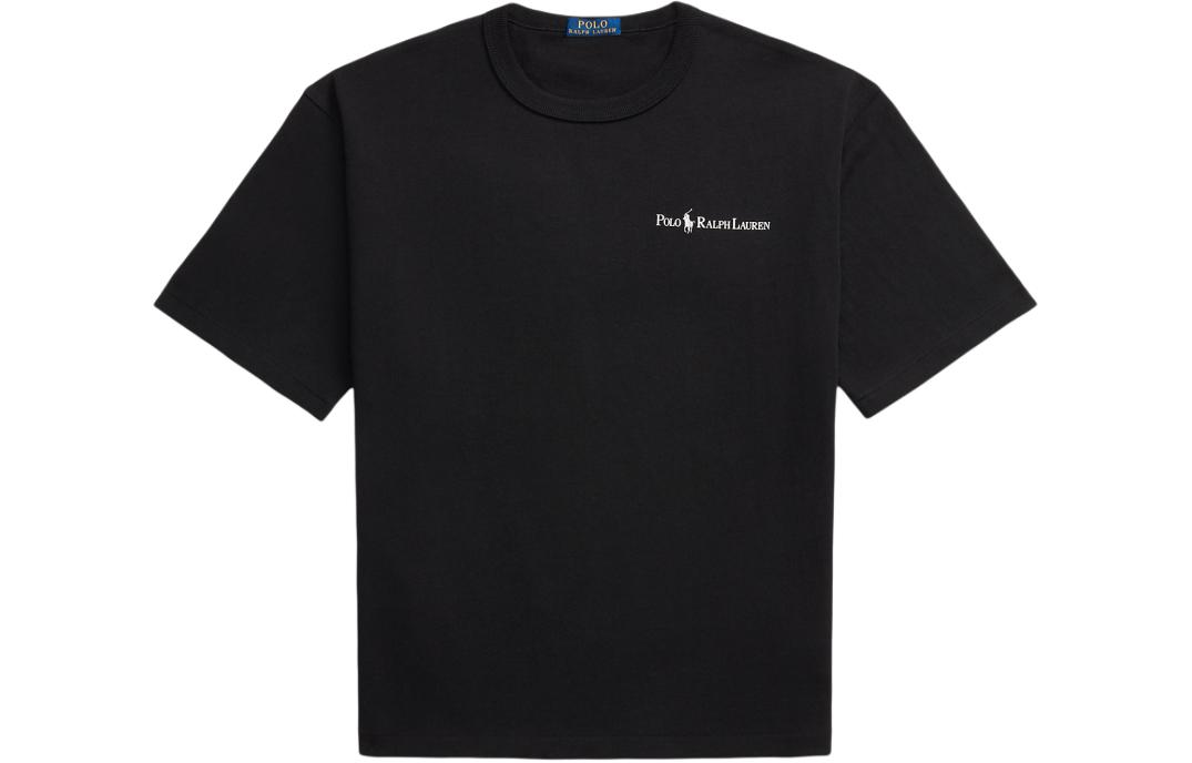 

Хлопковая футболка Polo Ralph Lauren, черный