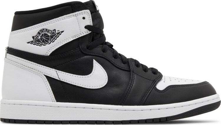 

Кроссовки Air Jordan 1 Retro High OG 'Black White 2.0', черный