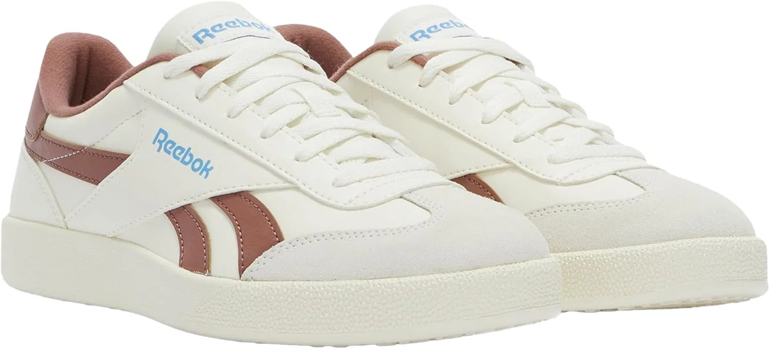 Кроссовки теннисные Reebok Smash Edge Suede, Chalk Scorchedearth Recoveryblue