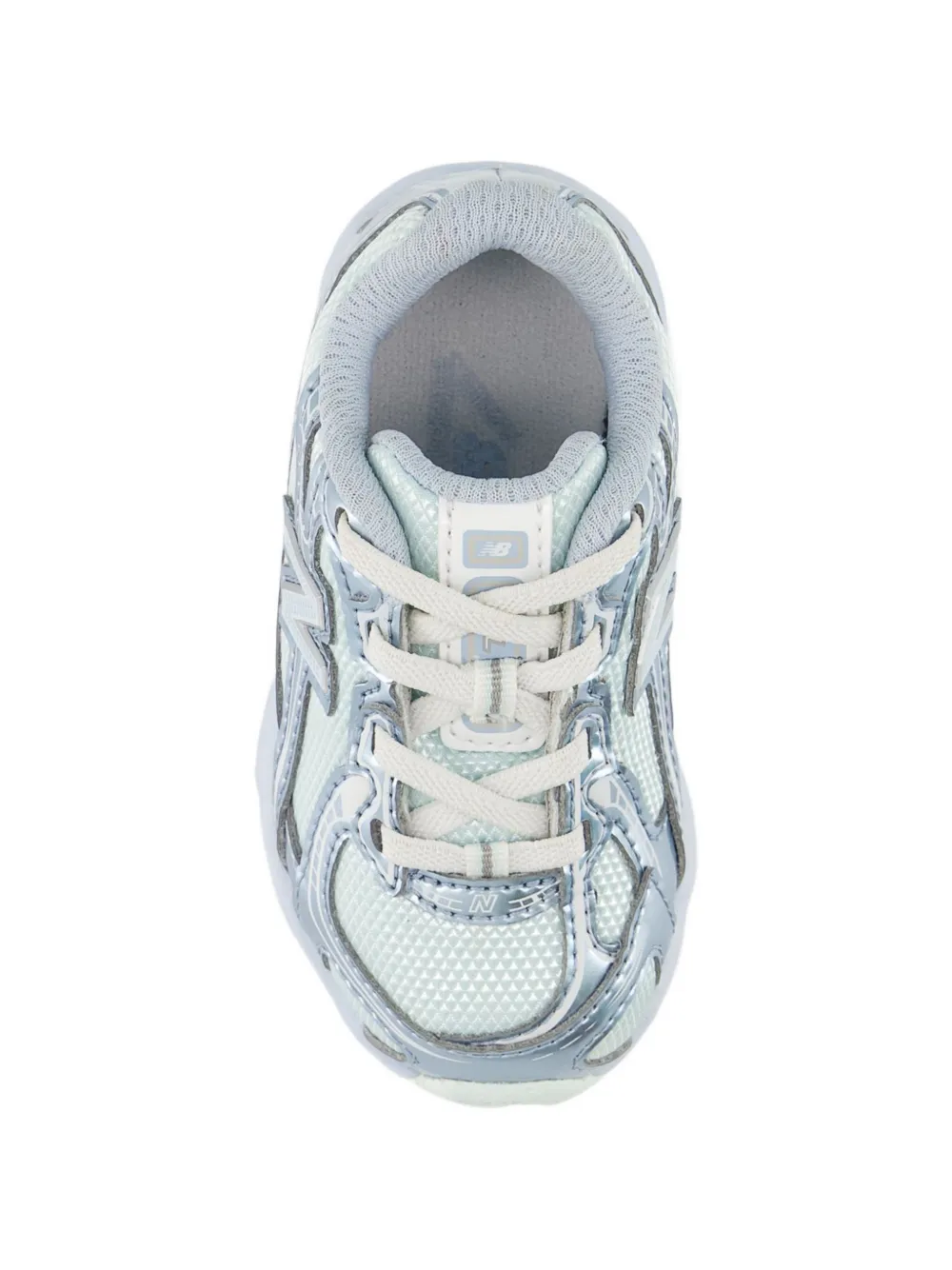 Кроссовки 740 на шнуровке New Balance Kids, синий — фото 4