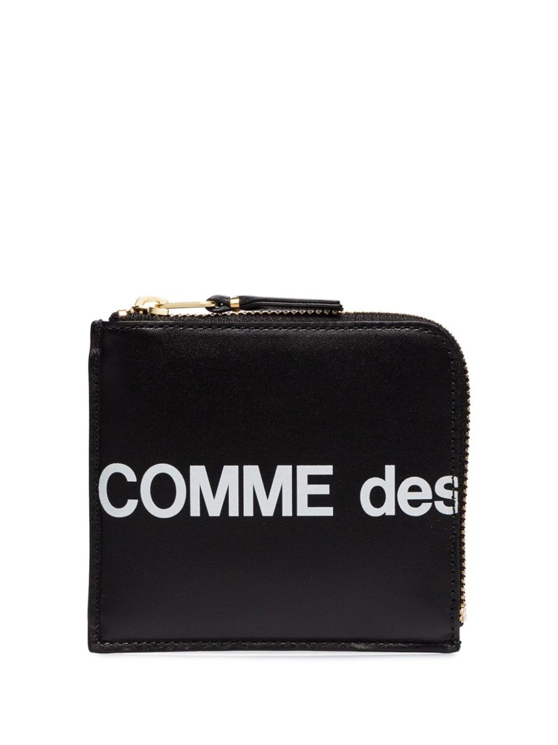 

Comme Des Garçons Wallet кошелек на молнии с логотипом, черный