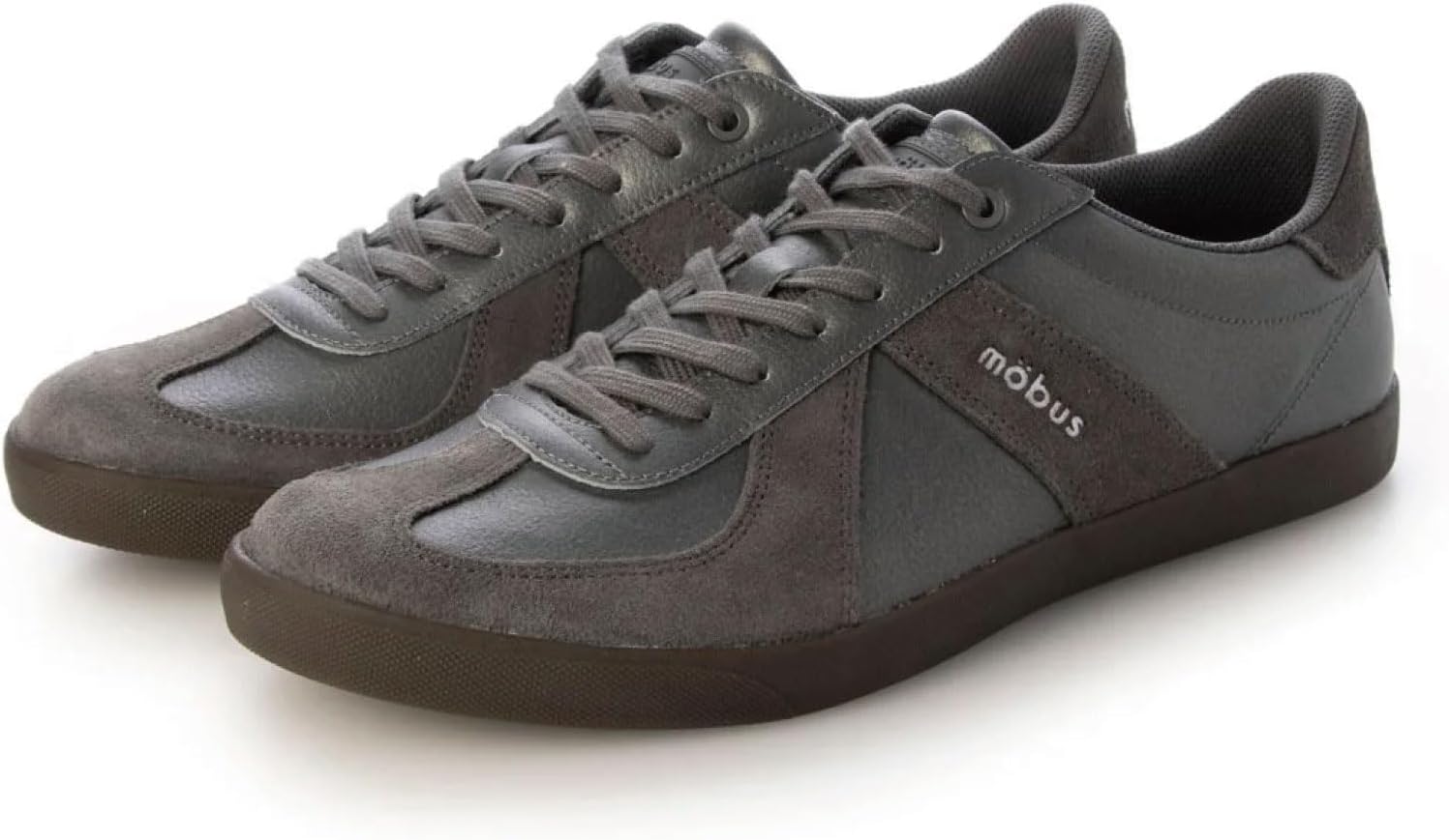 

Мужские повседневные кожаные кроссовки MOBUS (Мообус) Нюрнберг, серебряный