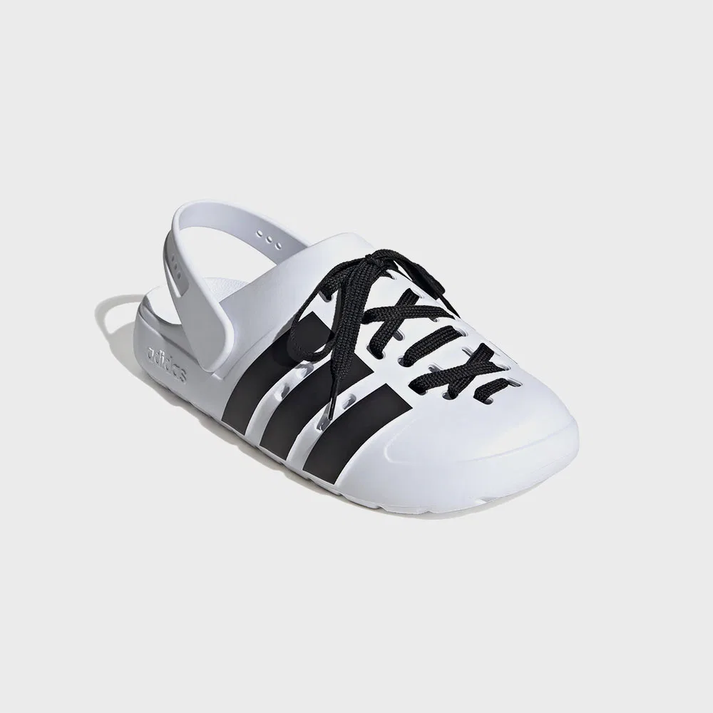 Мужские белые клоги Adidas Adilette 2.0