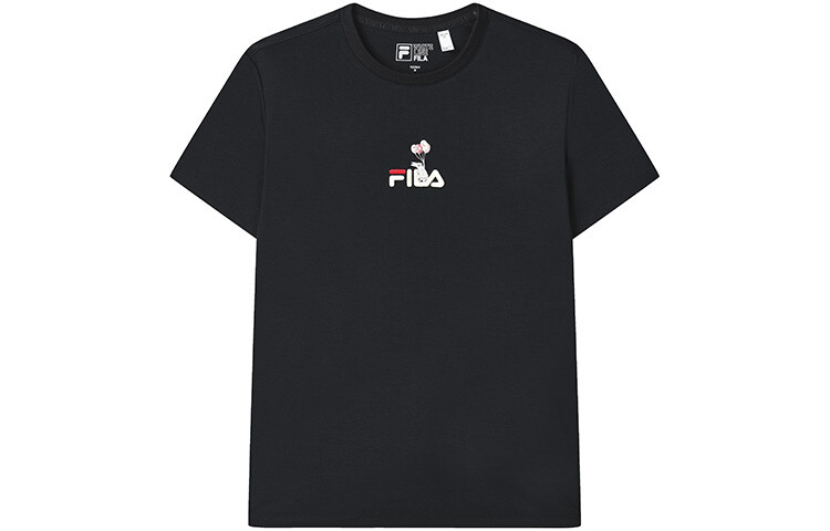 

Футболка женская, цвет черный как смоль Fila