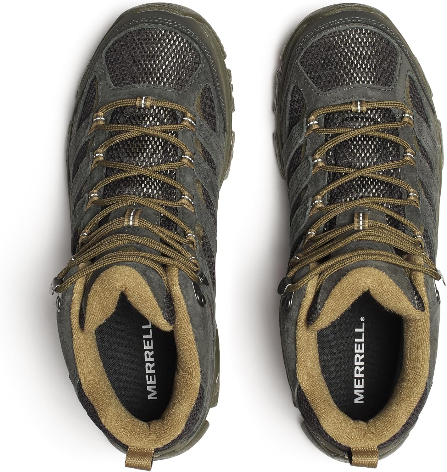 Мужские походные ботинки Merrell Moab 3 Mid водонепроницаемые, черный — фото 4