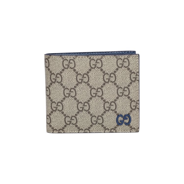 

Кошелек Gucci Monogram Bifold Wallet, цвет Beige/Ebony/Blue