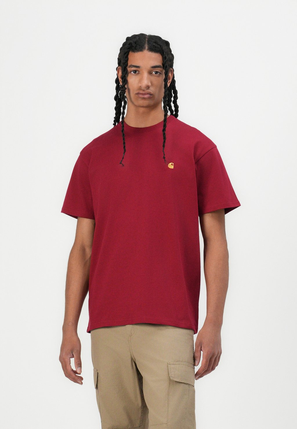 

Базовая футболка CHASE Carhartt WIP, бургундия
