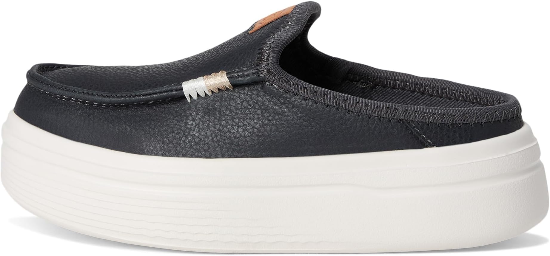 Лоферы Hey Dude Kids  Austin Lift Y Leather, Black — фото 4