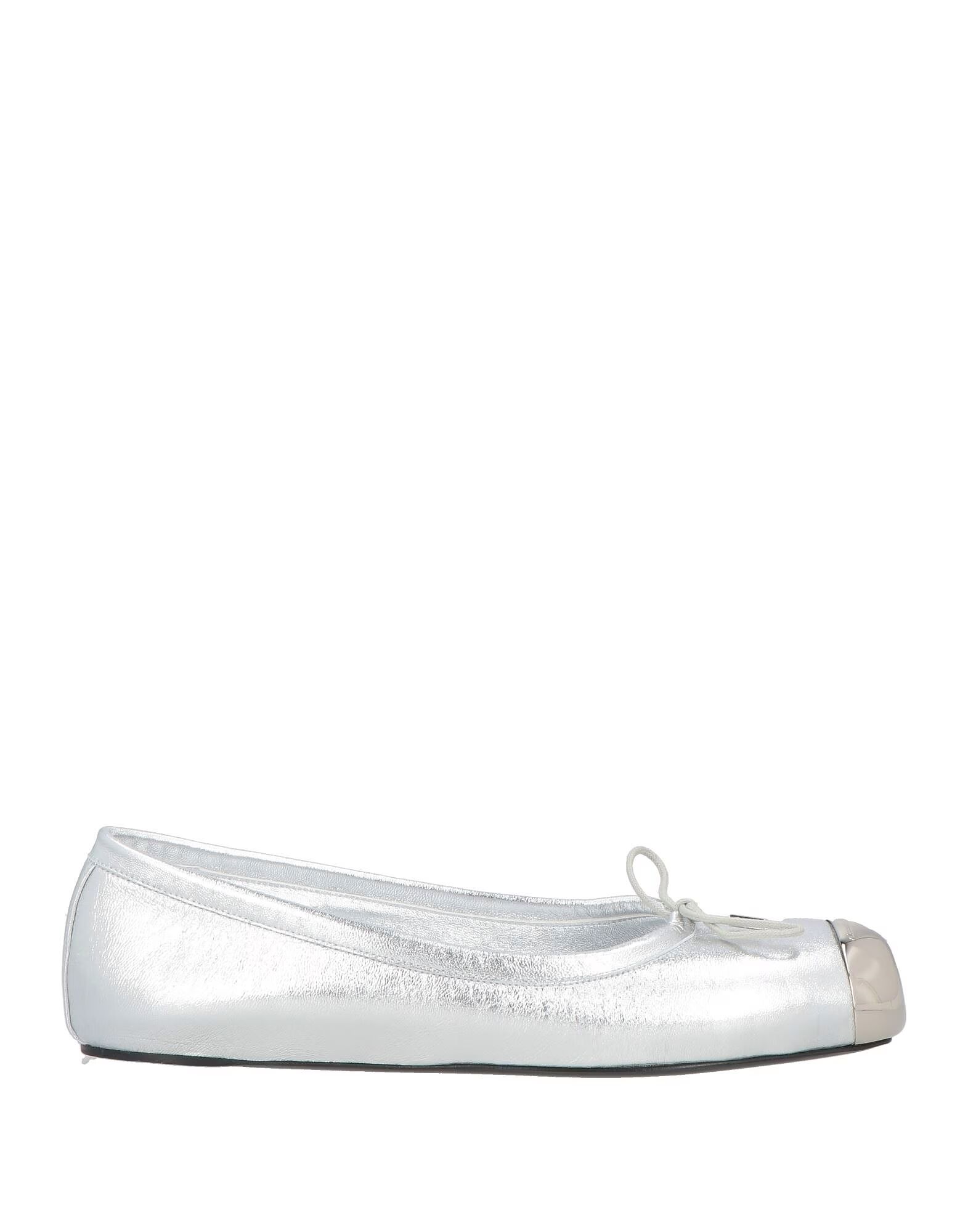 Балетки Mcqueen, серебряный