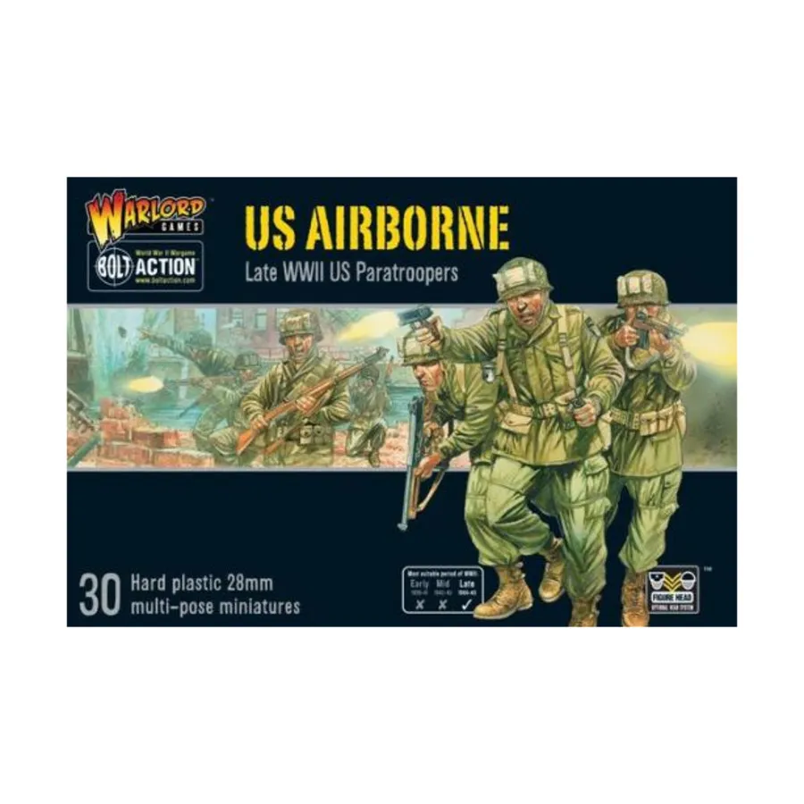 

Американские десантники конца Второй мировой войны, Bolt Action - US Airborne (28mm)