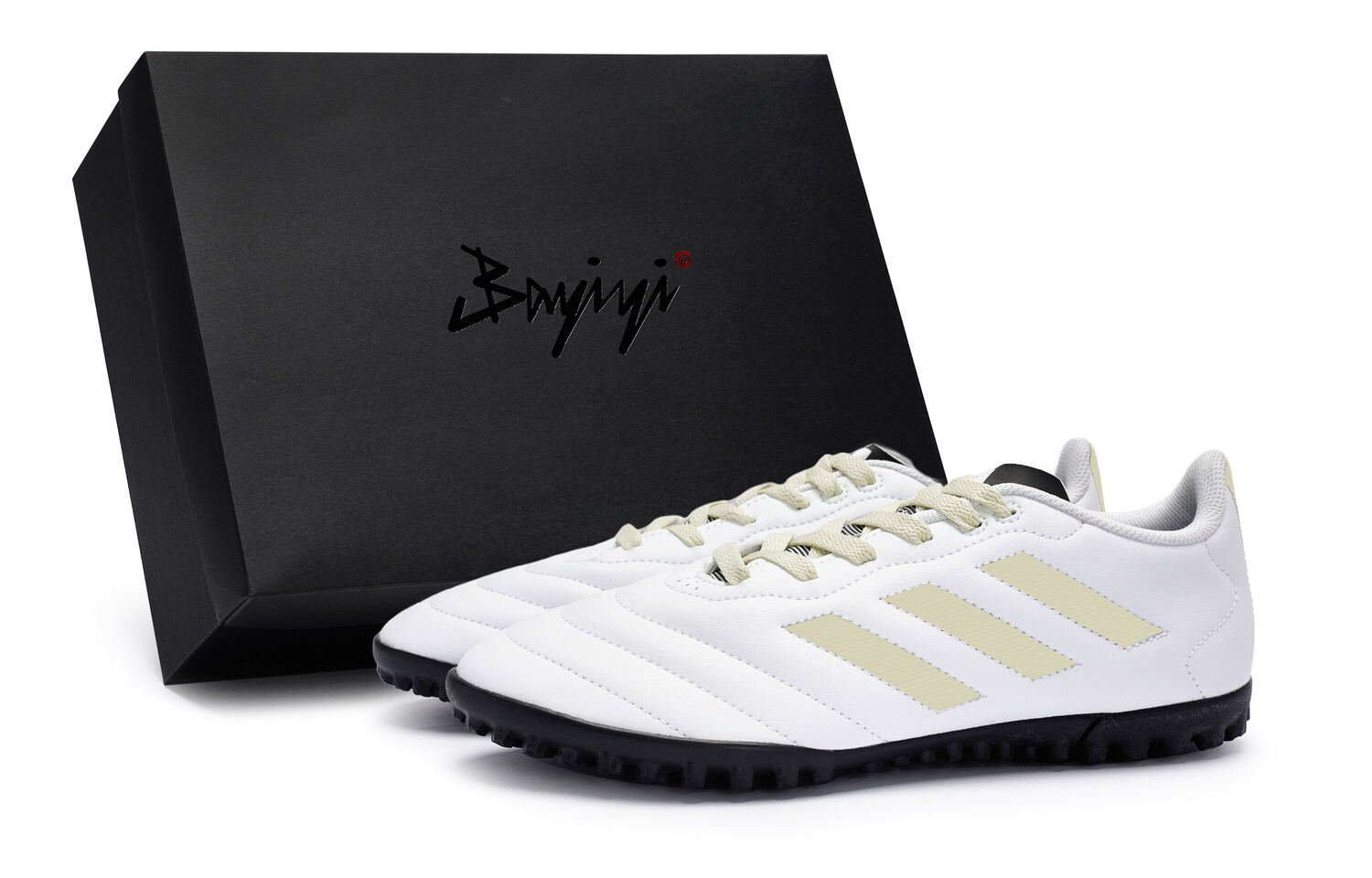 

Футбольные бутсы GOLETTO VII унисекс с низким верхом бежево-желтого цвета Adidas