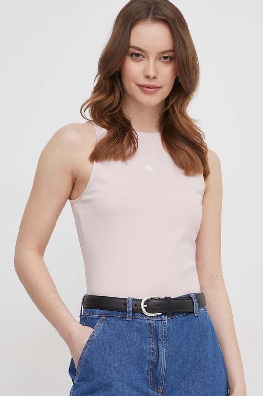 

Топ Calvin Klein Jeans, розовый