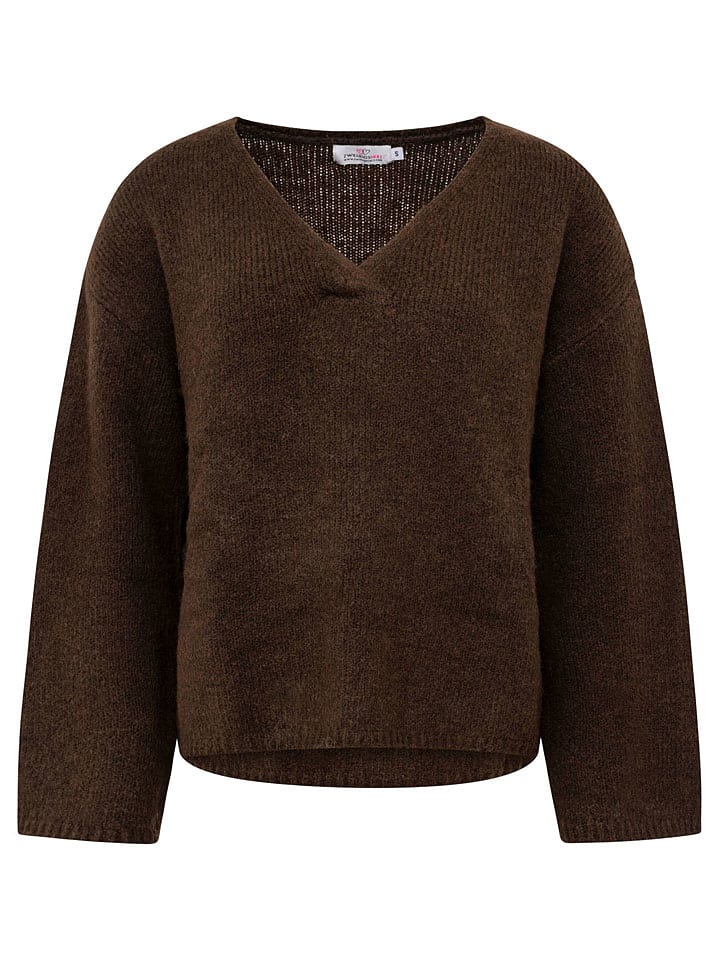 

Zwillingsherz Свитер коричневого цвета