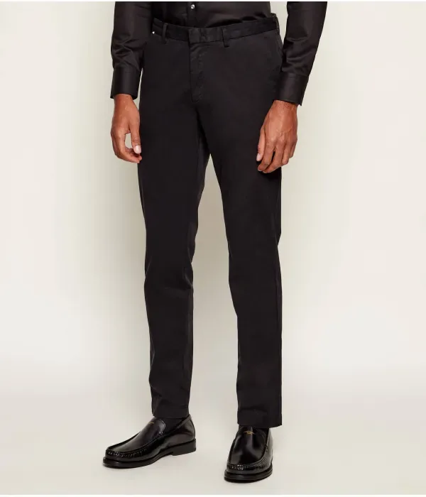Брюки чинос Kaito1 slim fit Boss, черный — фото 3