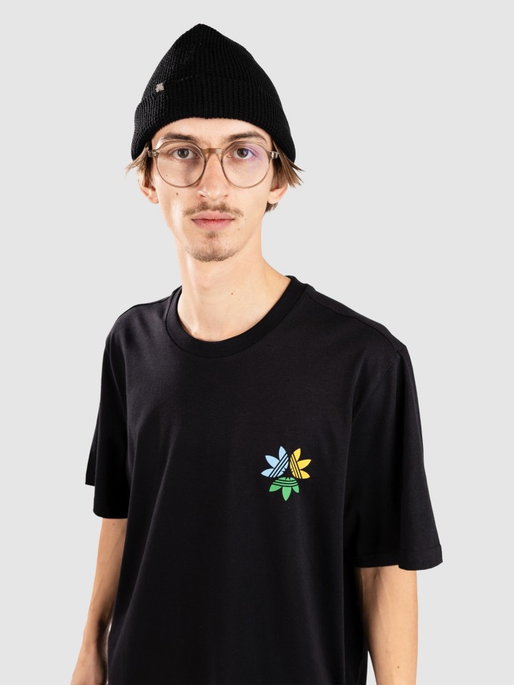 Футболка adidas Skateboarding Skate Pw Tre T-Shirt, black/creyel — фото 3