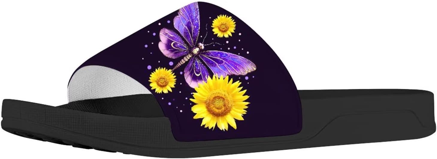 

Сланцы Forchrinse с леопардовым и гепардовым принтом для мужчин и женщин, нескользящие домашние и душевые тапочки, спортивные легкие сандалии, фиолетовый