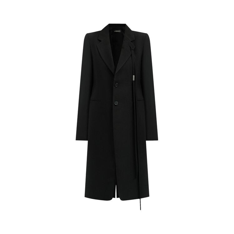 

Пальто Ann Demeulemeester Alea Tailored Fitted Coat Black, черный