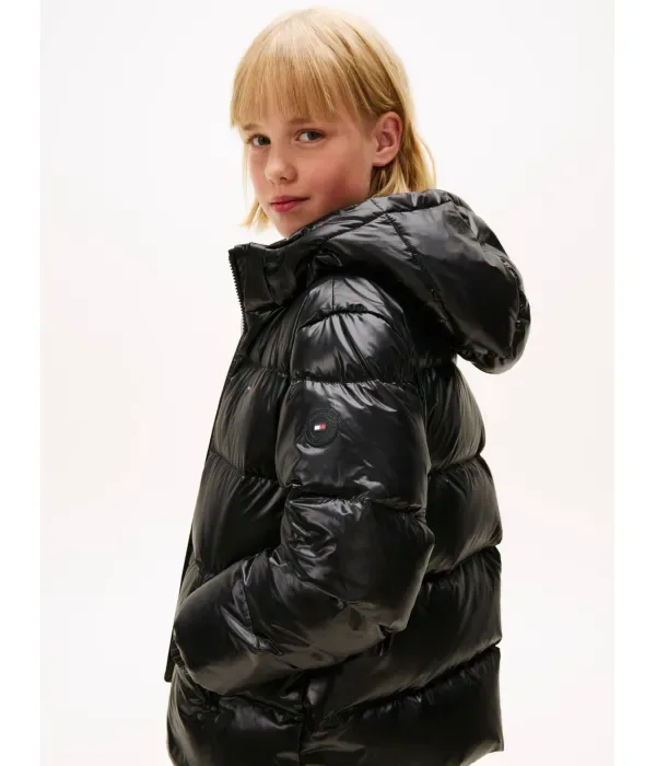 Пуховая куртка regular fit Tommy Hilfiger, черный — фото 4