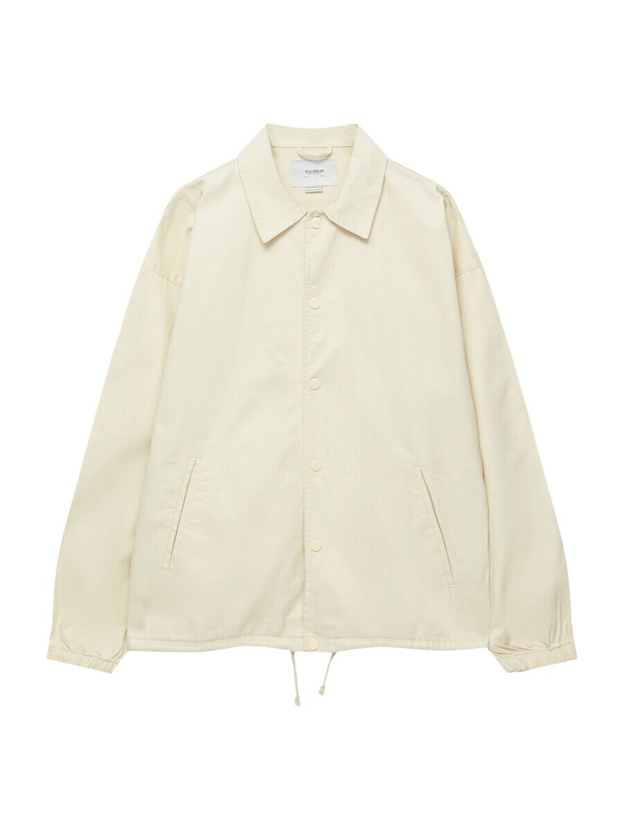 

Всесезонная куртка Pull&Bear Between-Season Jacket, натуральный белый