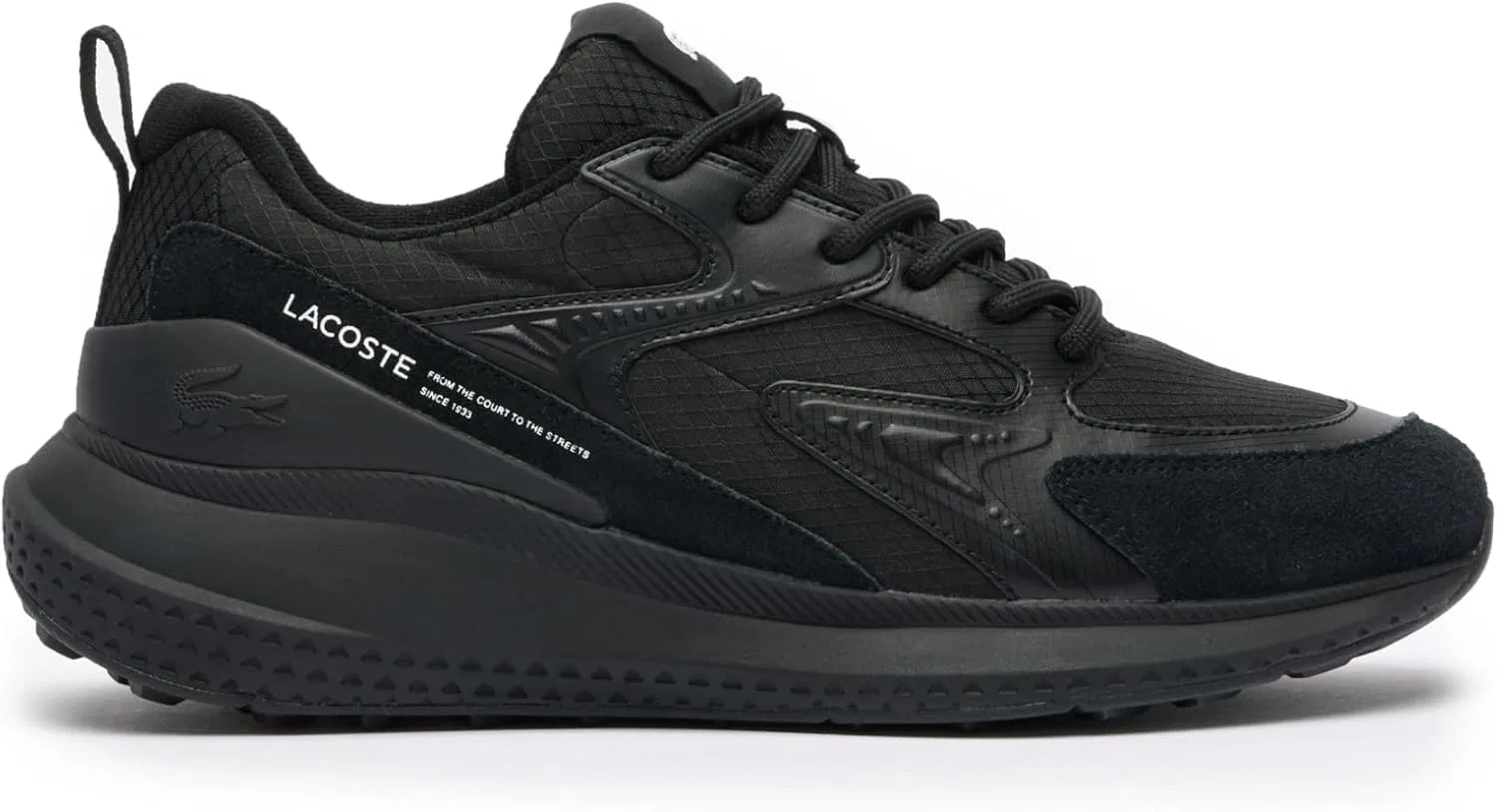 Мужские низкие кроссовки Lacoste LT 125 123 1 SMA, Мужская низкая обувь, 2-Black