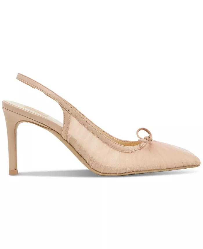 Женские туфли-лодочки Yela Tule Bow Slingback Dolce Vita, белый — фото 2