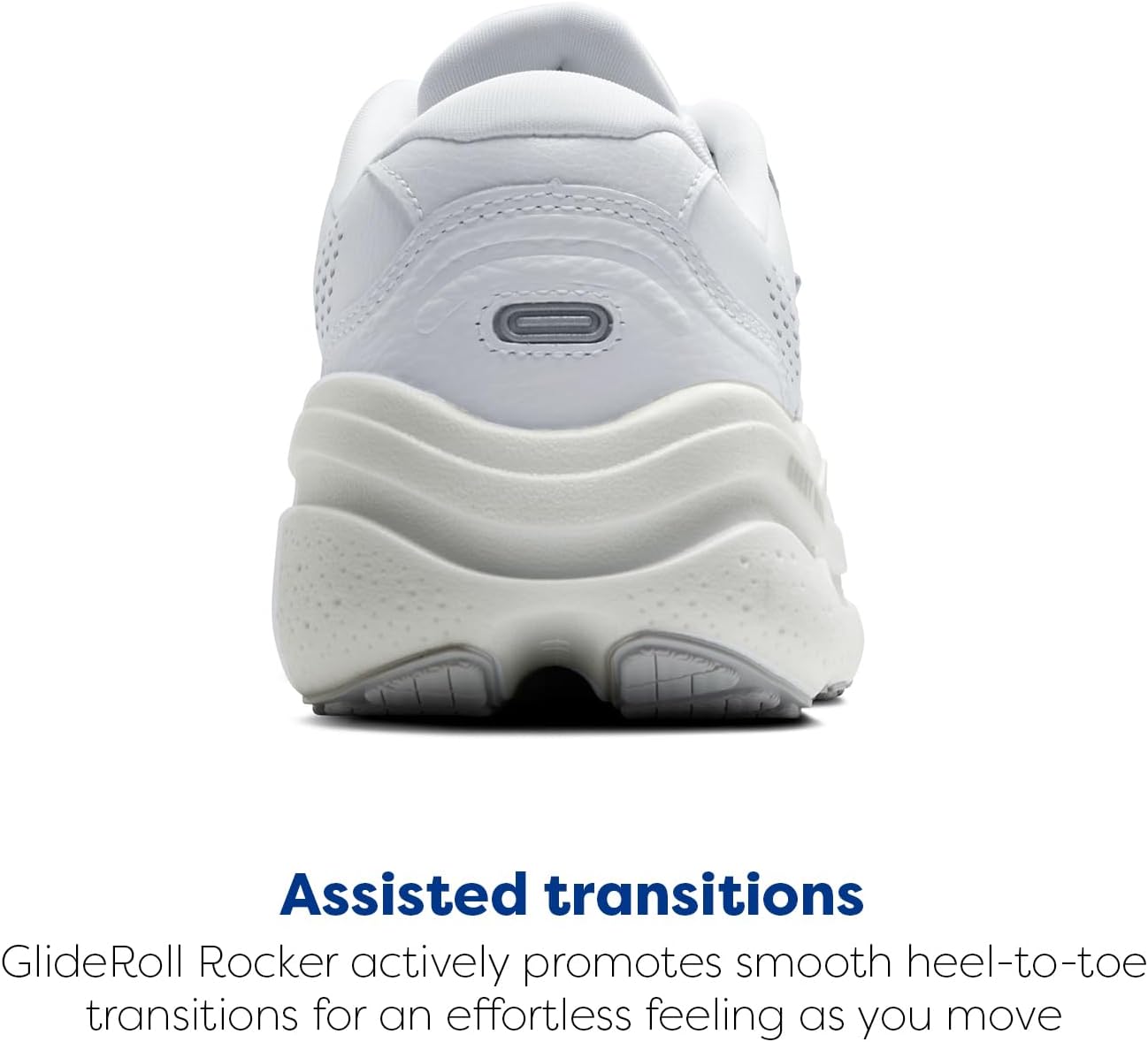 Мужские кроссовки Brooks Ghost Max из замши и кожи нейтральной модели для бега и ходьбы, белый — фото 3