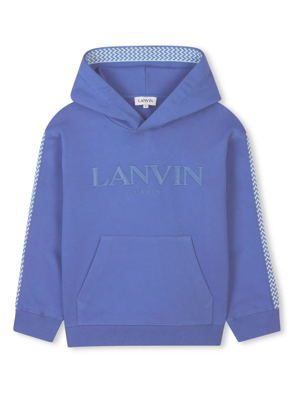 

Худи с вышитым логотипом Lanvin Enfant, синий
