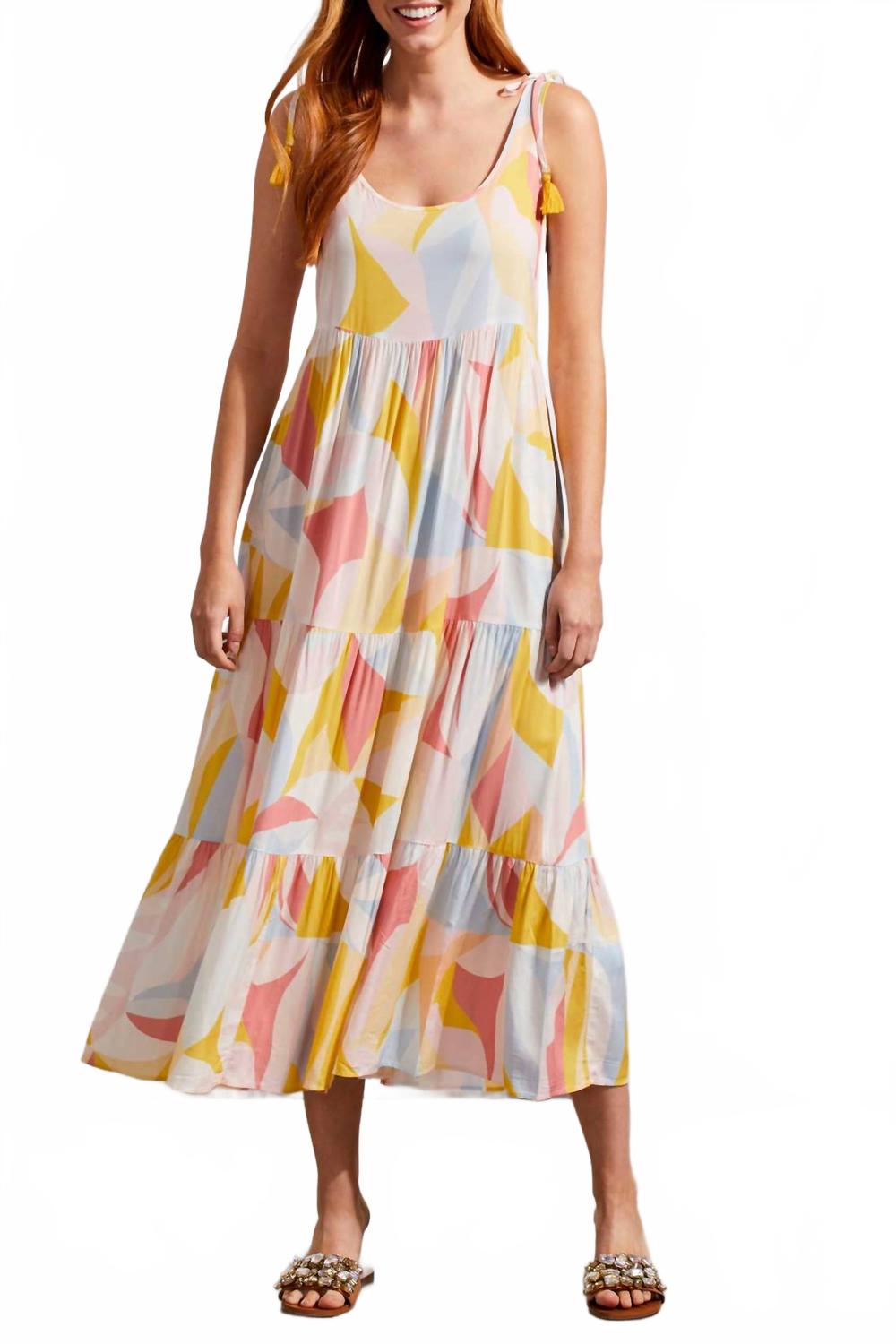 

Многослойное макси-платье в цвете Yellovango TRIBAL, Yellovango