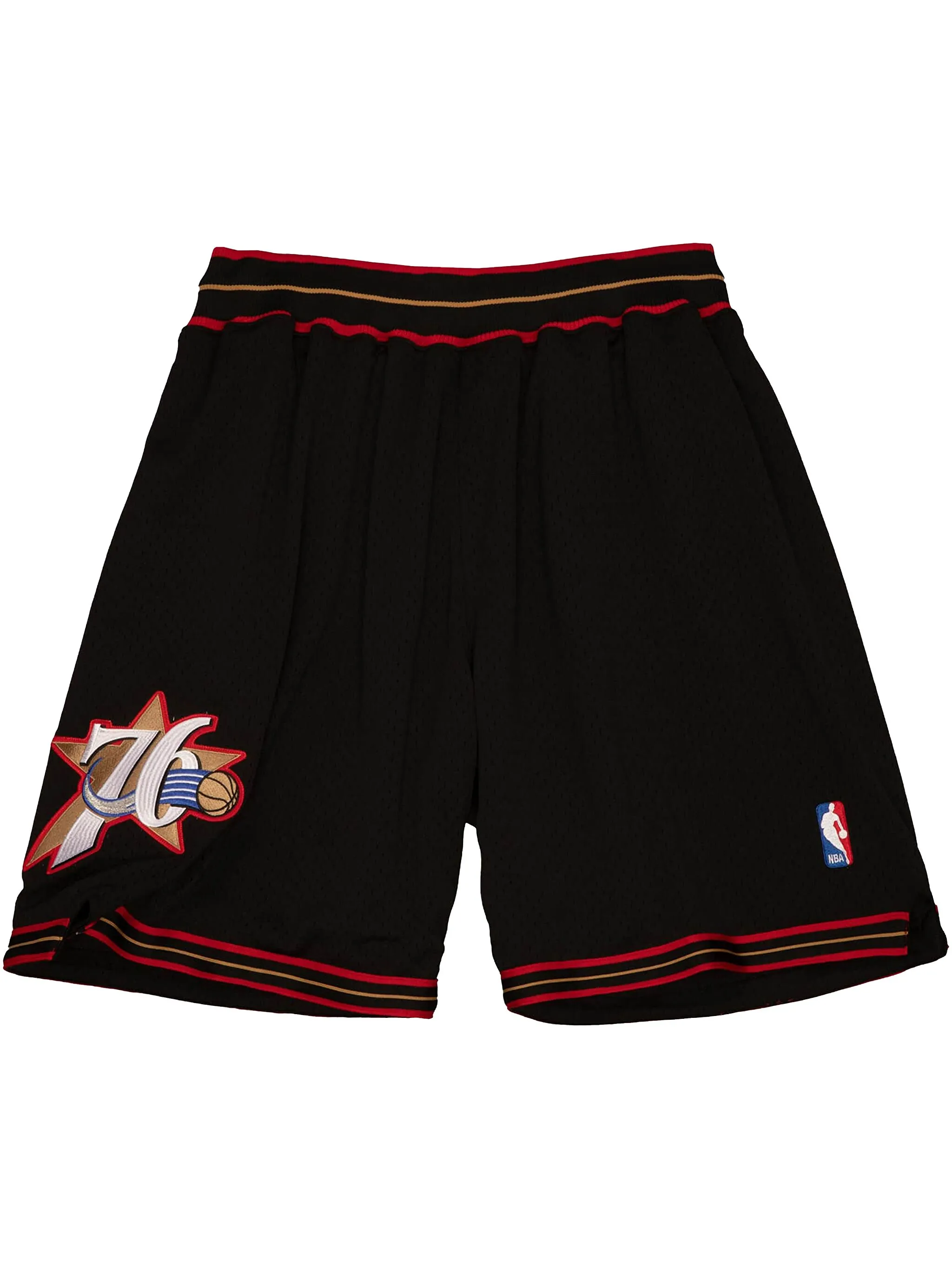 

Шорты Hardwood Classics Philadelphia 76ers (1997-98 годы) Mitchell & Ness, черный