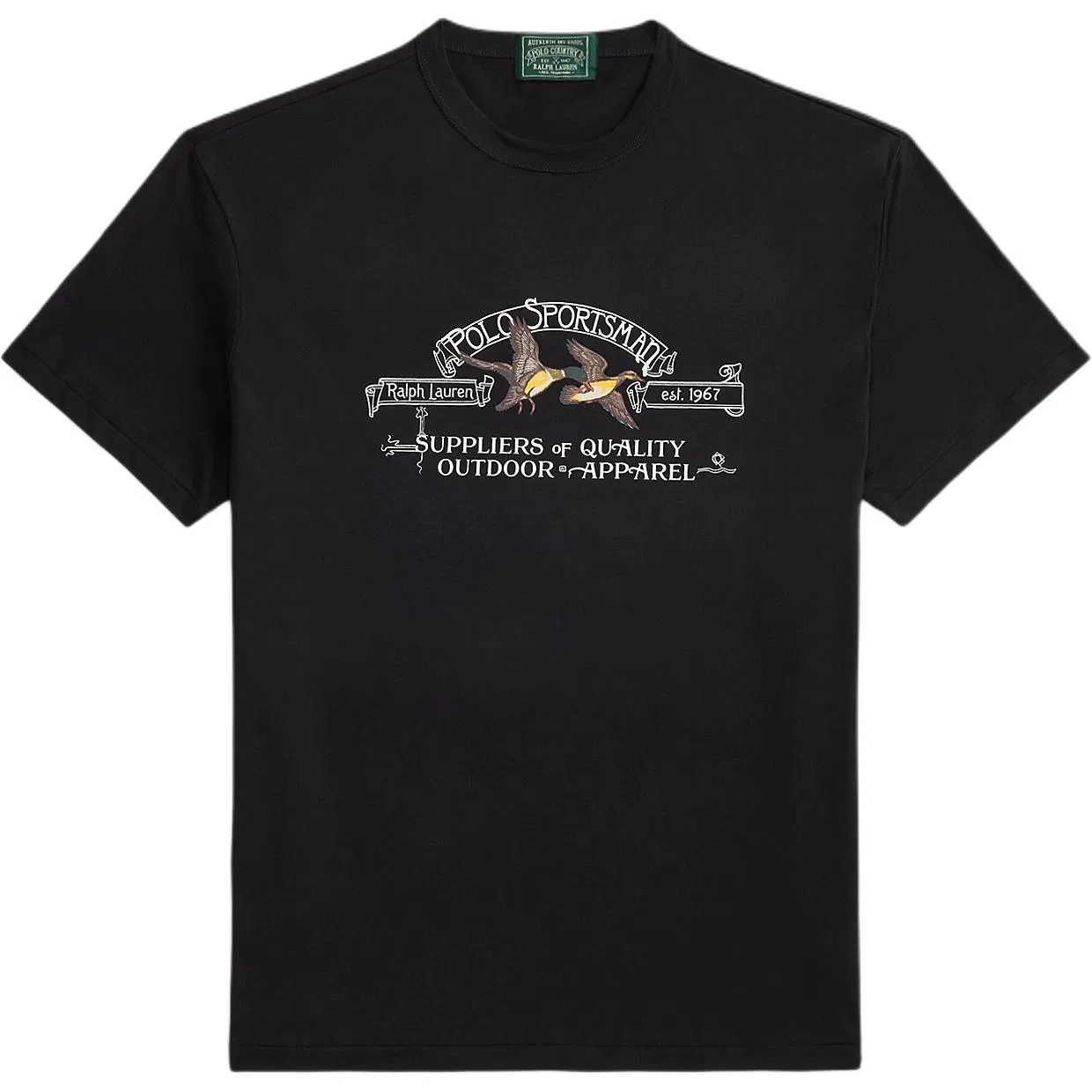 Футболка с графическим принтом Polo Ralph Lauren, Black