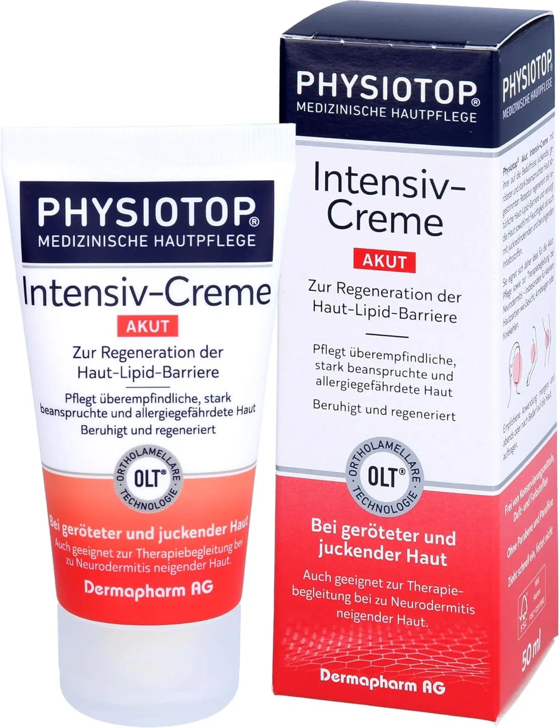 Крем для лица Cloderm — Интенсивный PHYSIOTOP Akut, 50 мл — фото 2