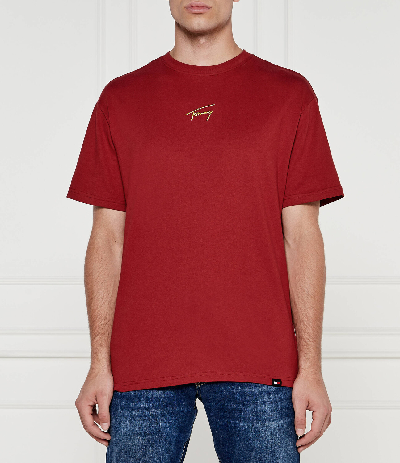 

Футболка Tommy Jeans Regular Fit, красный