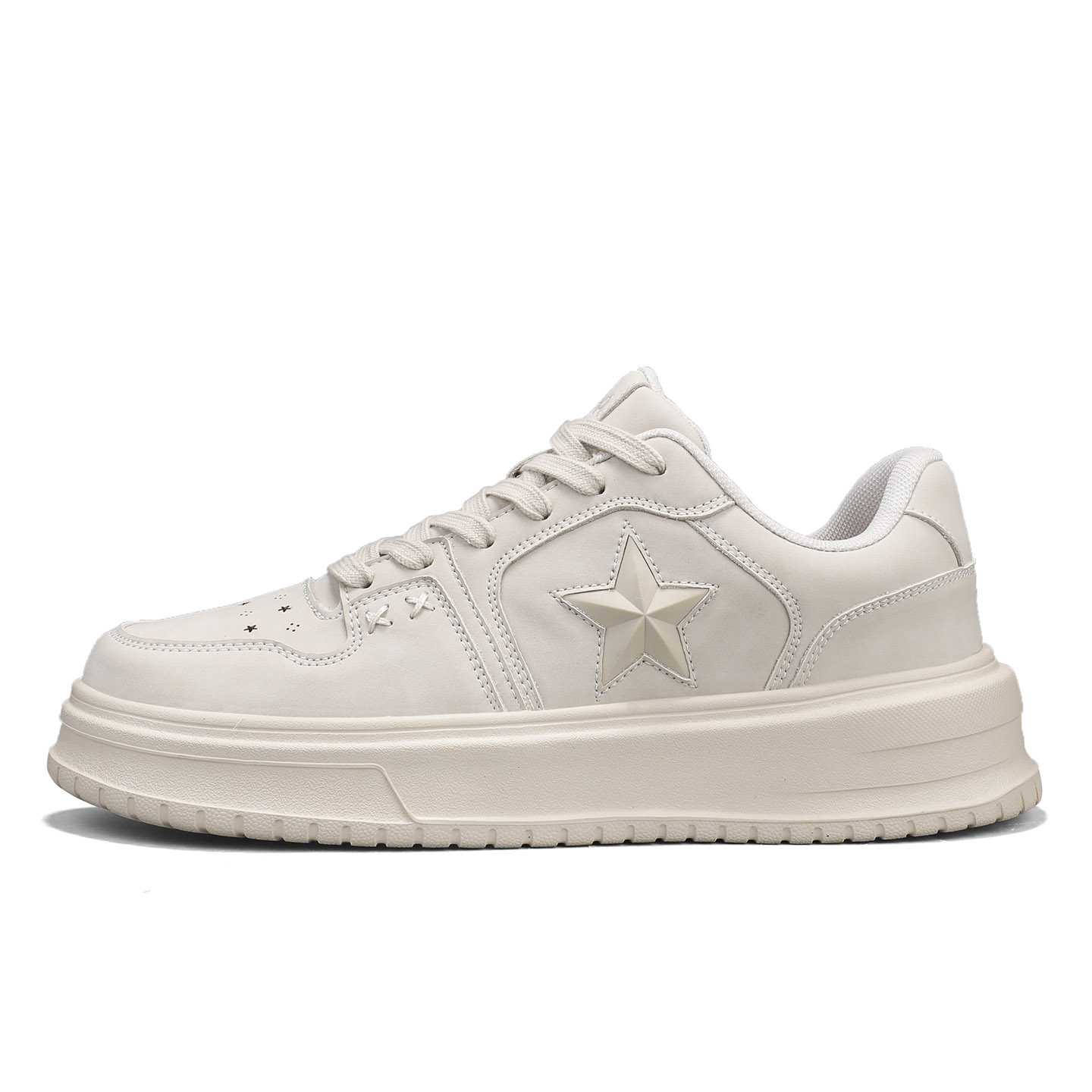 

Jeep Мужские бежевые скейтерские кроссовки с амортизацией и защитой от истирания, цвет Beige