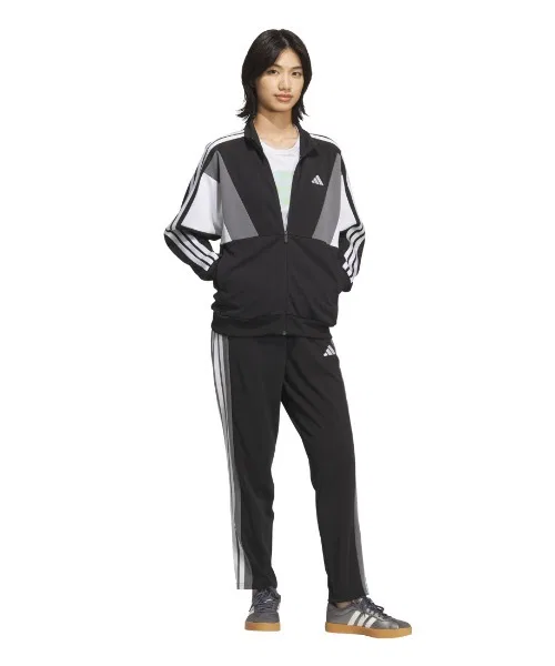 Тренировочная куртка adidas W TEAM, черная — фото 4