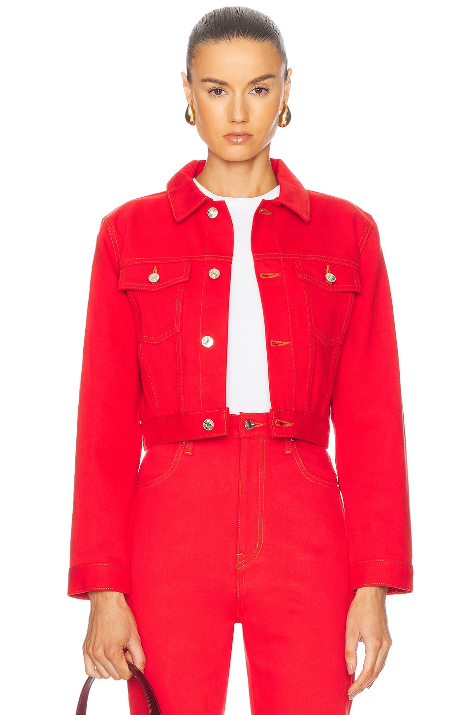 

Джинсовая куртка из коллаборации с Carolina Herrera FRAME, цвет Herrera Red