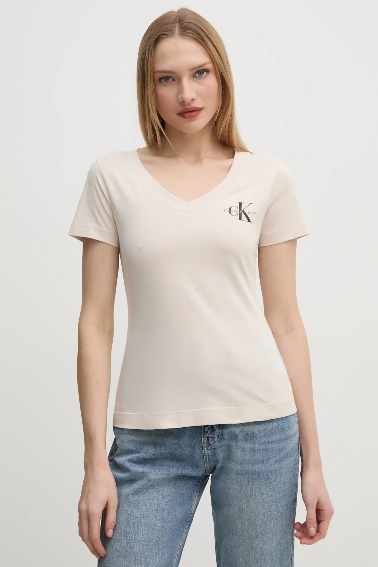 

2 пары хлопковых футболок Calvin Klein Jeans, черный