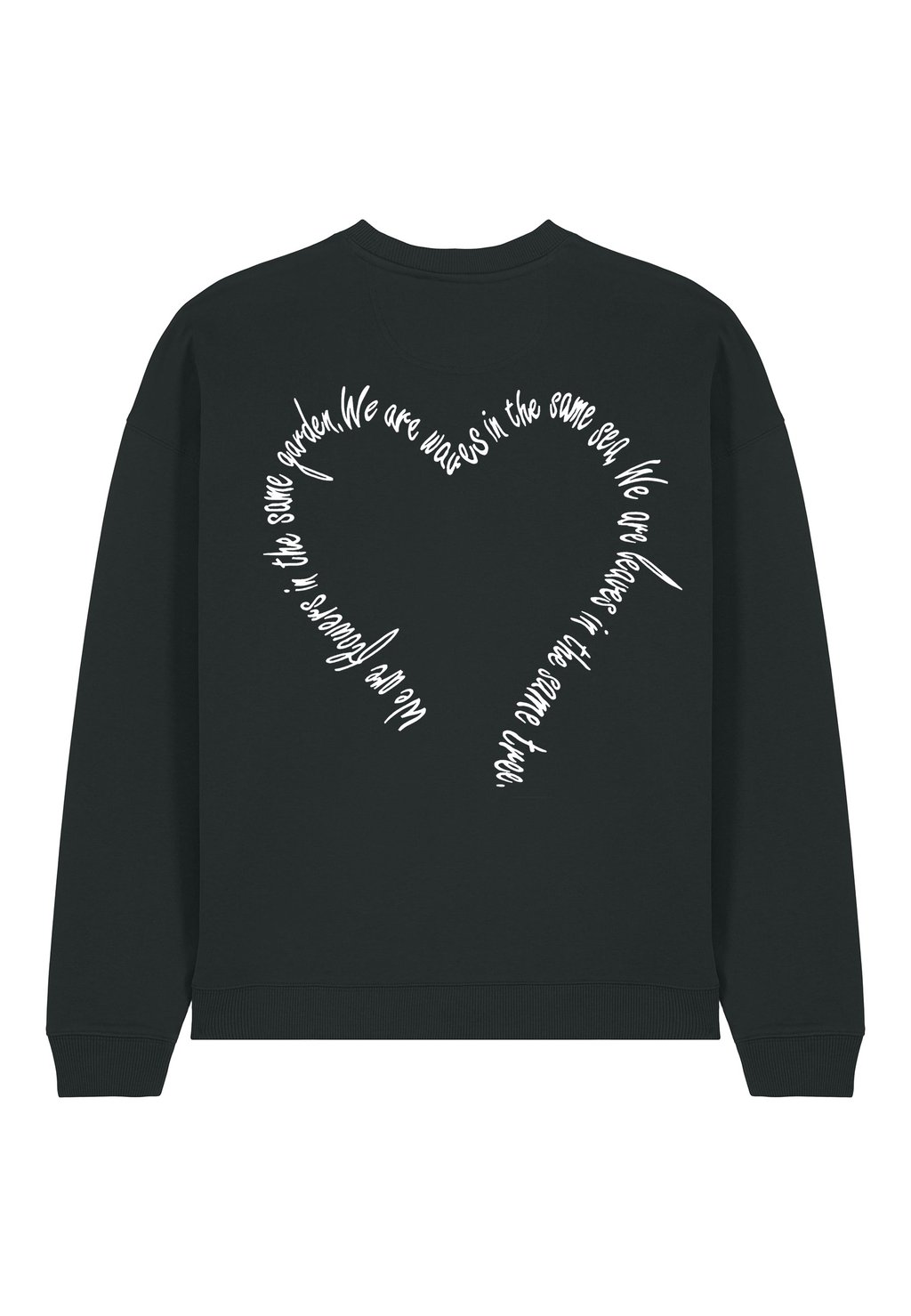 

Толстовка FLOWERS BACK EMBROIDERY UNISEX Mira Paris, черный
