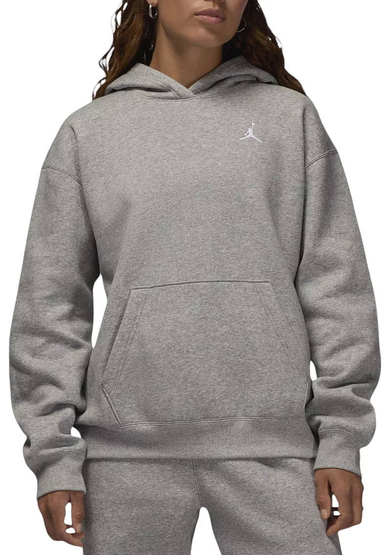 

Женский флисовый пуловер с капюшоном Jordan Brooklyn, цвет Dk Grey Heather