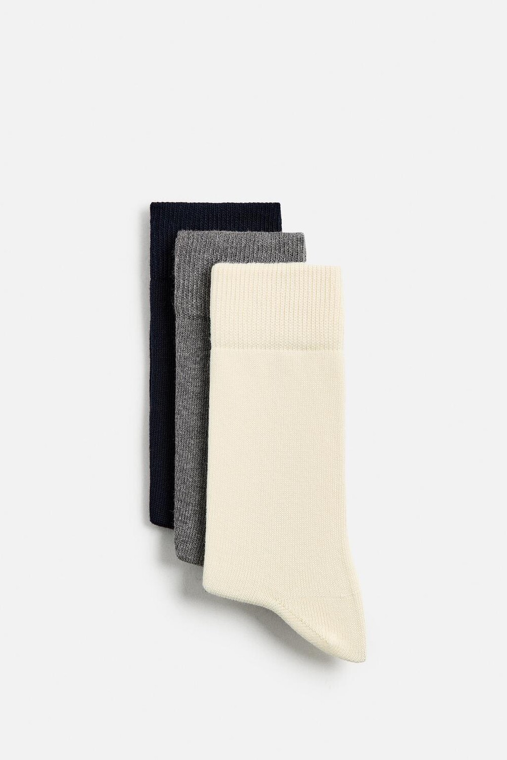 

Упаковка из 3 однотонных носков ZARA, цвет various