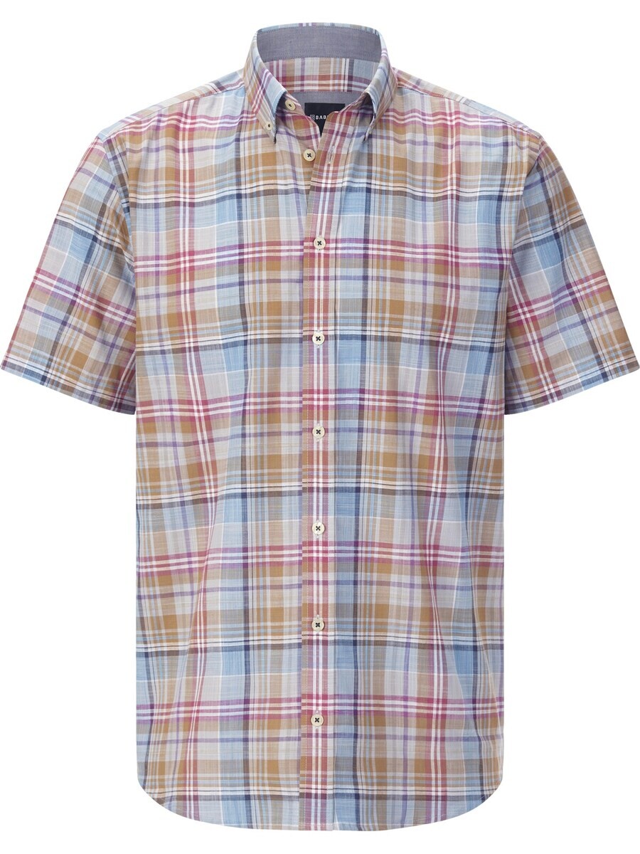 

Клетчатая рубашка BABISTA Regular fit Button Up Shirt, синий