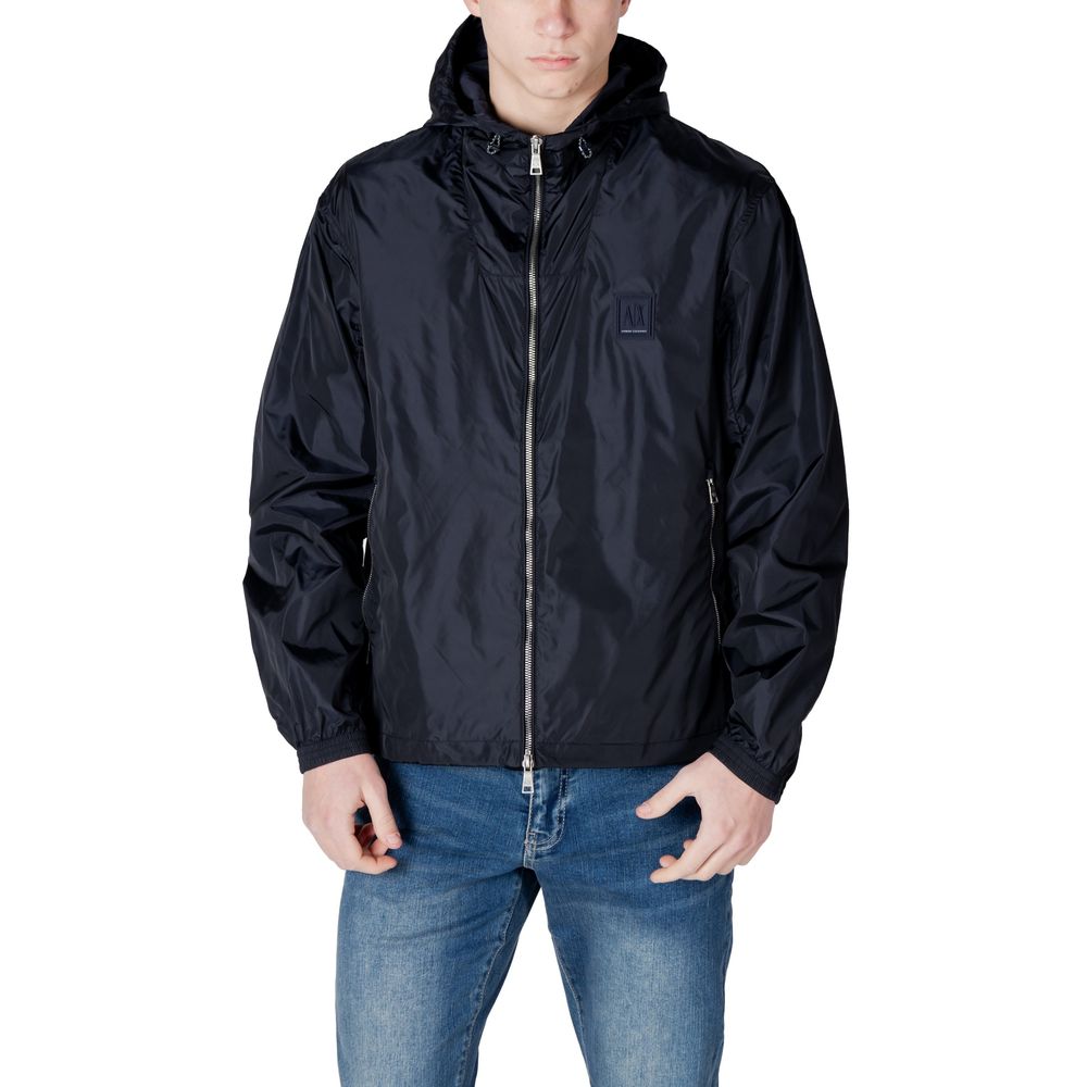 

Синяя куртка из полиамида Armani Exchange
