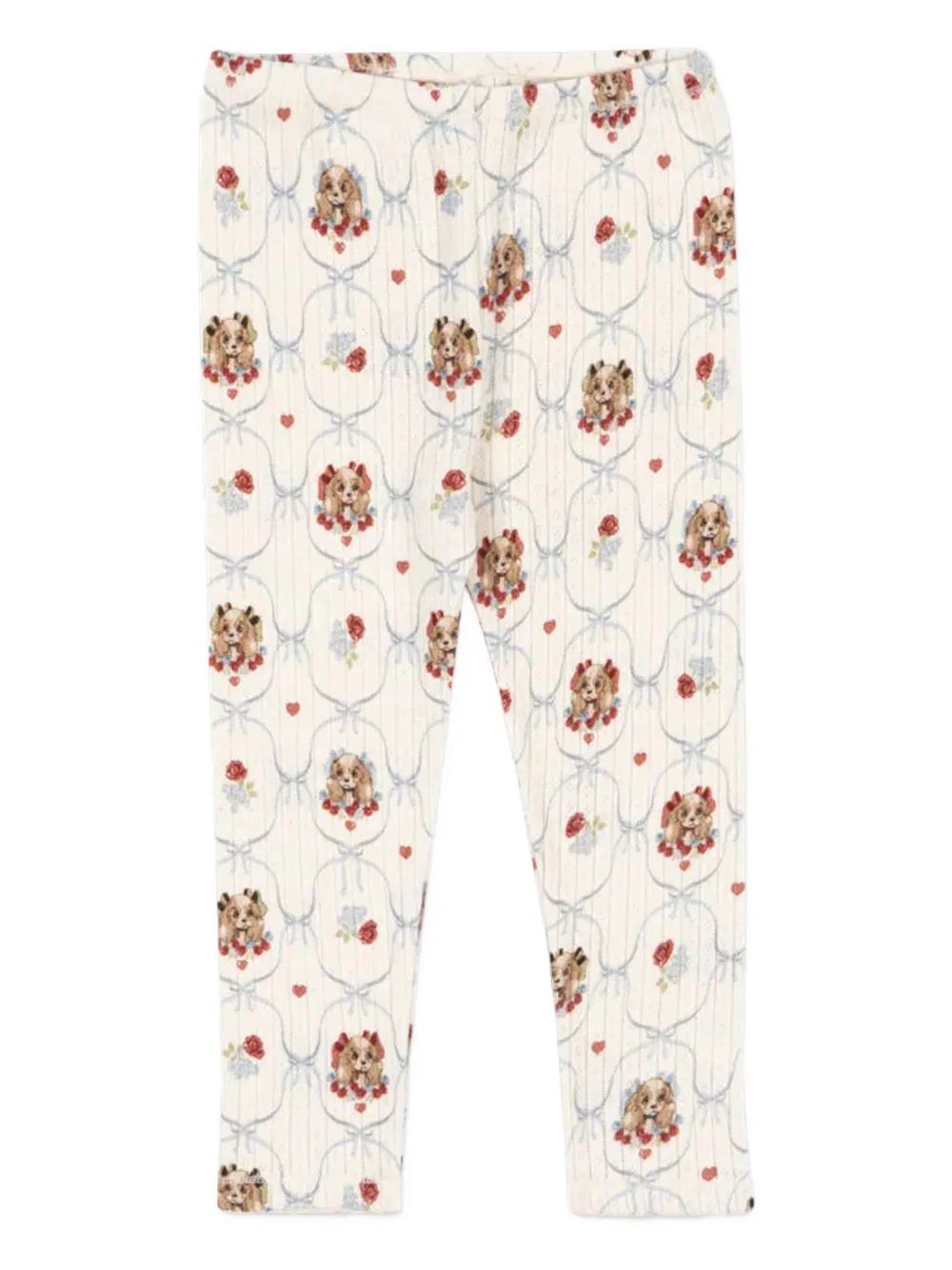 

Леггинсы с принтом щенков Konges Sløjd, нейтральный