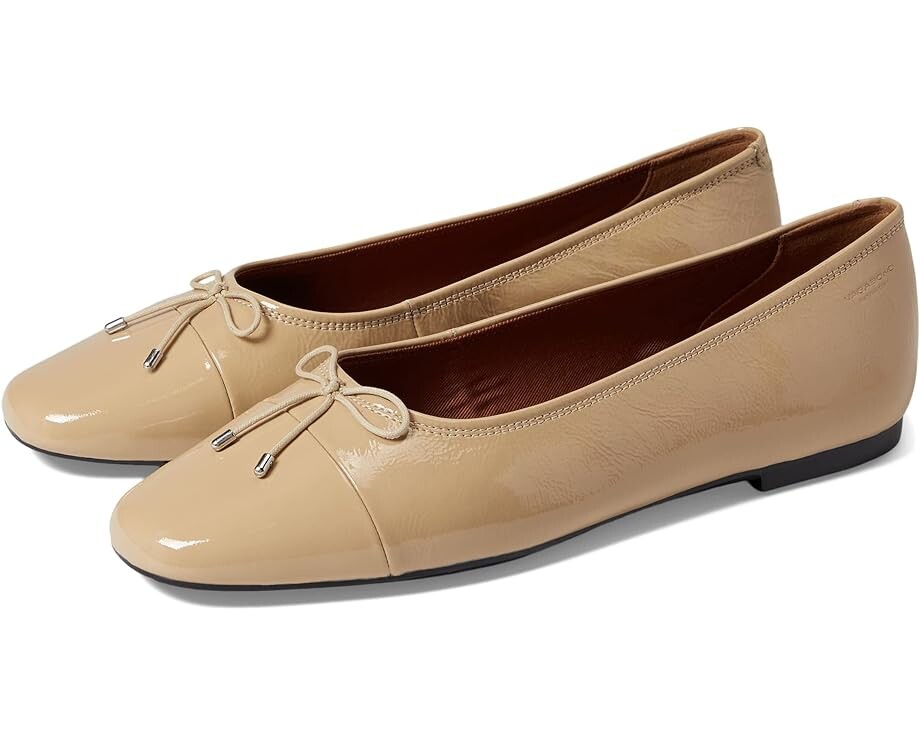 

Балетки Vagabond Shoemakers Jolin Patent Leather Flats, бежевый