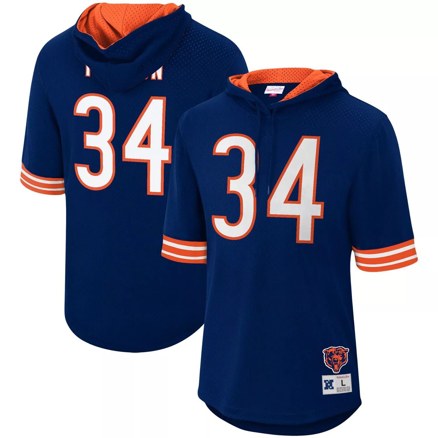 

Мужская футболка с капюшоном Mitchell & Ness Walter Payton темно-синего цвета Chicago Bears Retired Player с сеткой имени и номера, Синий, Мужская футболка с капюшоном Mitchell & Ness Walter Payton темно-синего цвета Chicago Bears Retired Player с сеткой 