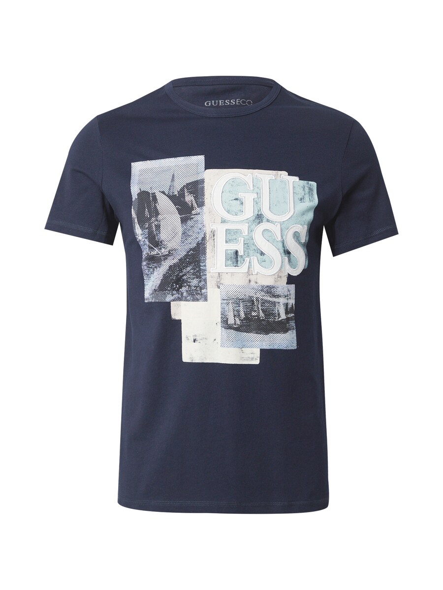 

Рубашка GUESS SAIL BOAT, цвет marine blue/Pastel blue